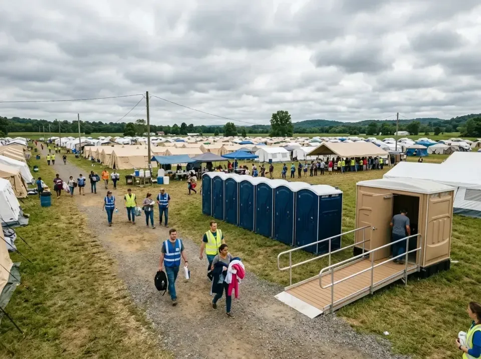 disaster-relief-camp-restrooms-010 — frequently asked questions, Dumpster & Portable Bathrooms Rental in Riverdale, CA